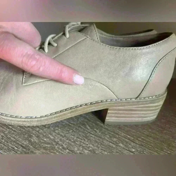 Eileen fisher Nan Leather Oxford lace up .8 Office neutral minimalist laganlook - Picture 5 of 8